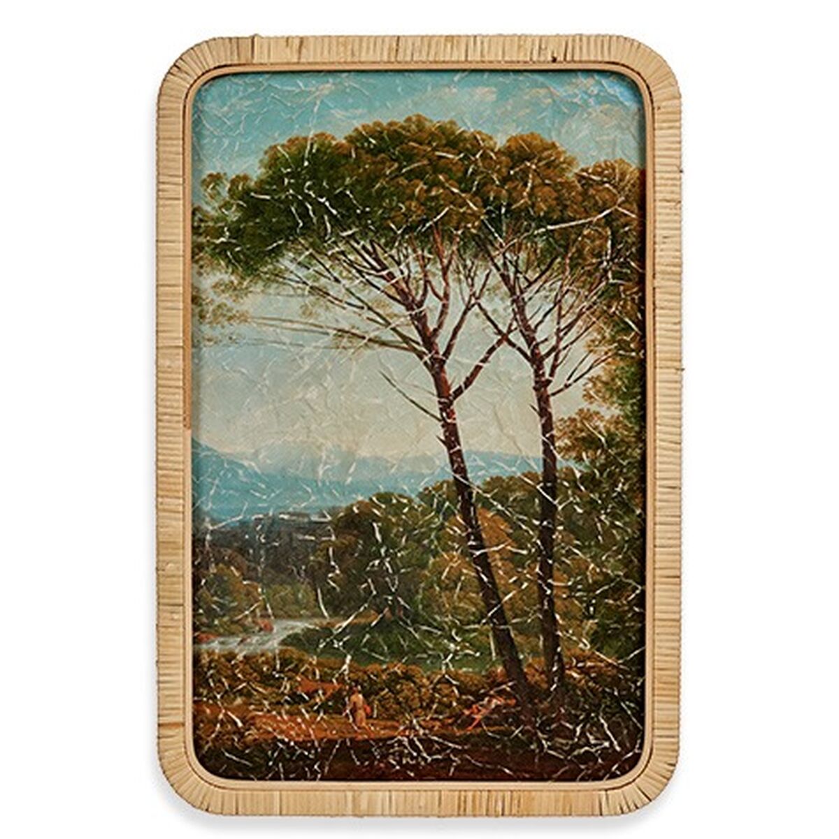Kanvas Gift Decor Träd 2 x 60 x 40 cm (6 antal) - 2