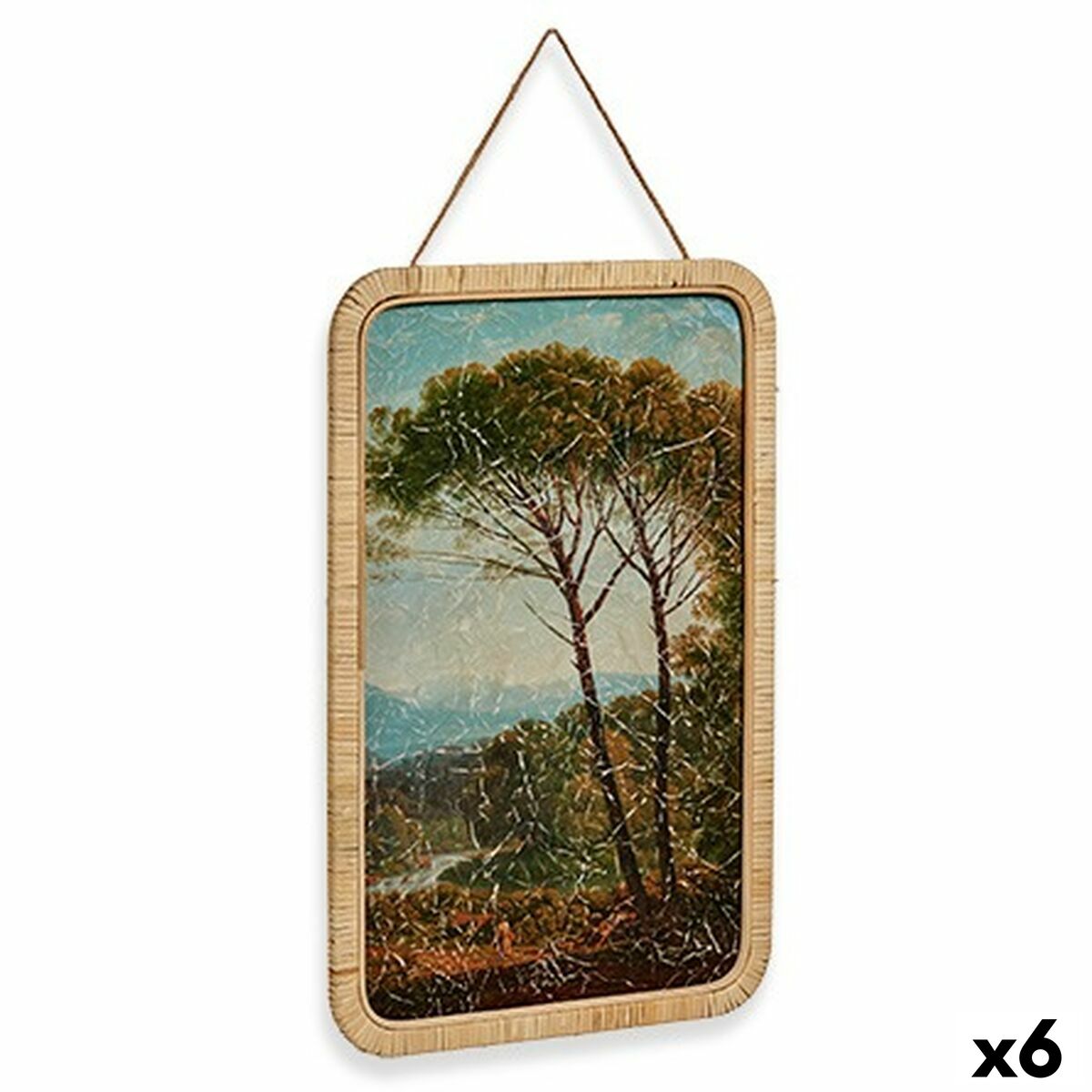 Kanvas Gift Decor Träd 2 x 60 x 40 cm (6 antal) - 3