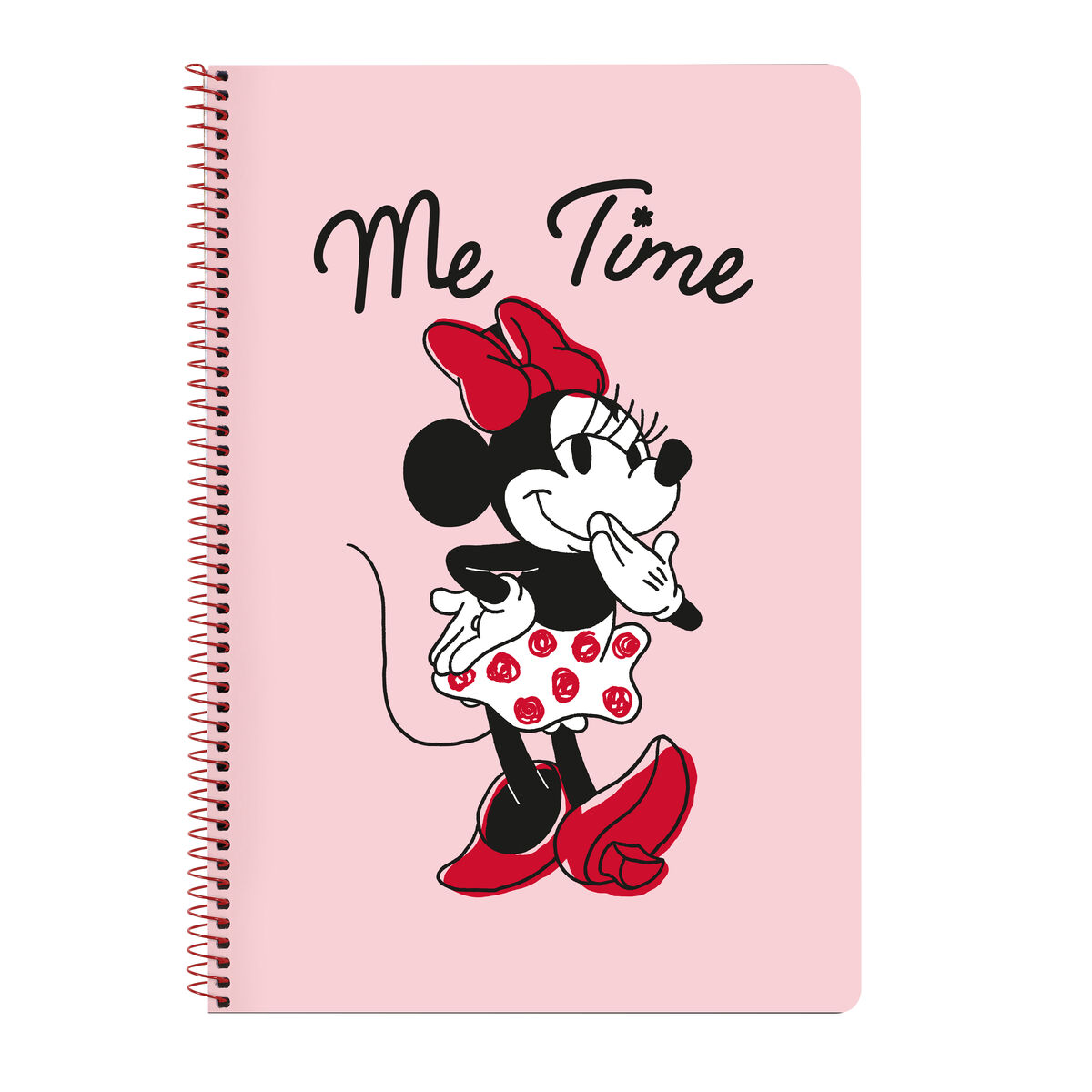 Anteckningsbok Minnie Mouse Me time Rosa A4 80 Blad