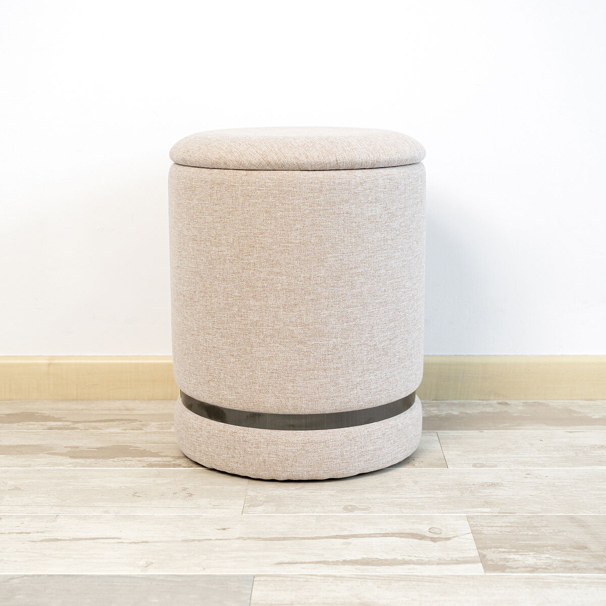 Puff Vinthera Moa Beige Trä 32 x 40 cm (2 antal) - 3