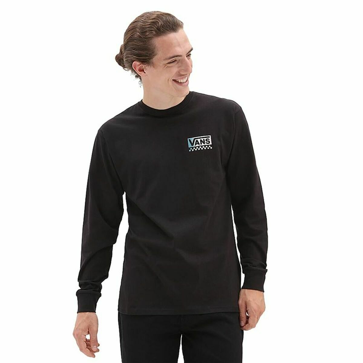 T-shirt med lång ärm Herr Vans  Global Stack - 3