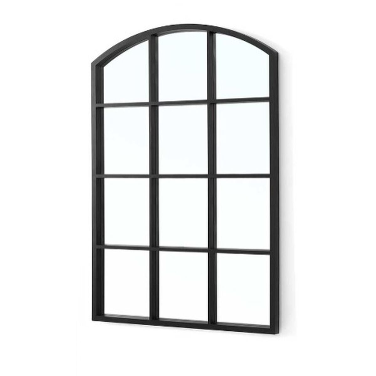 Väggspegel Gift Decor Svart Fönster 50,5 X 2,5 X 76 cm (4 antal) - 2