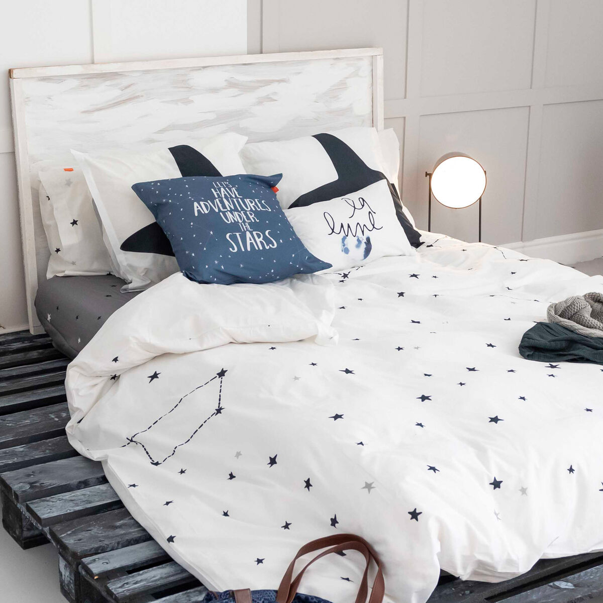 Påslakan HappyFriday Blanc Constellation Multicolour 180 x 220 cm - 2