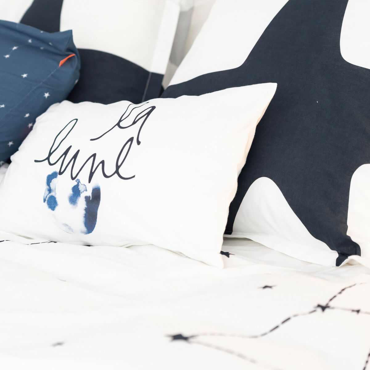 Påslakan HappyFriday Blanc Constellation Multicolour 180 x 220 cm - 5