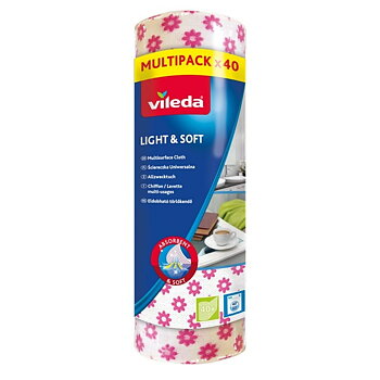 Kökstextil Vileda 159516 Vit Tryck (1 antal)