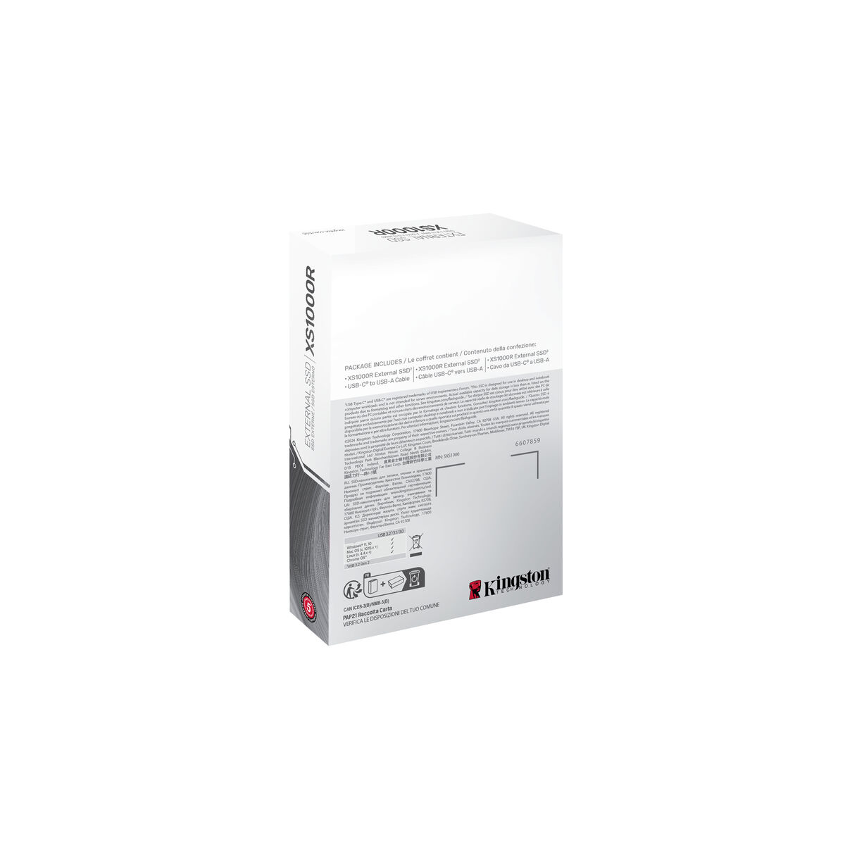 Extern Hårddisk Kingston SXS1000R/2000G Röd - 7