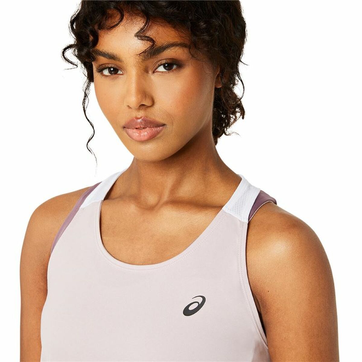 Tanktop, Dam Asics Court Tank Tennis Rosa - 4