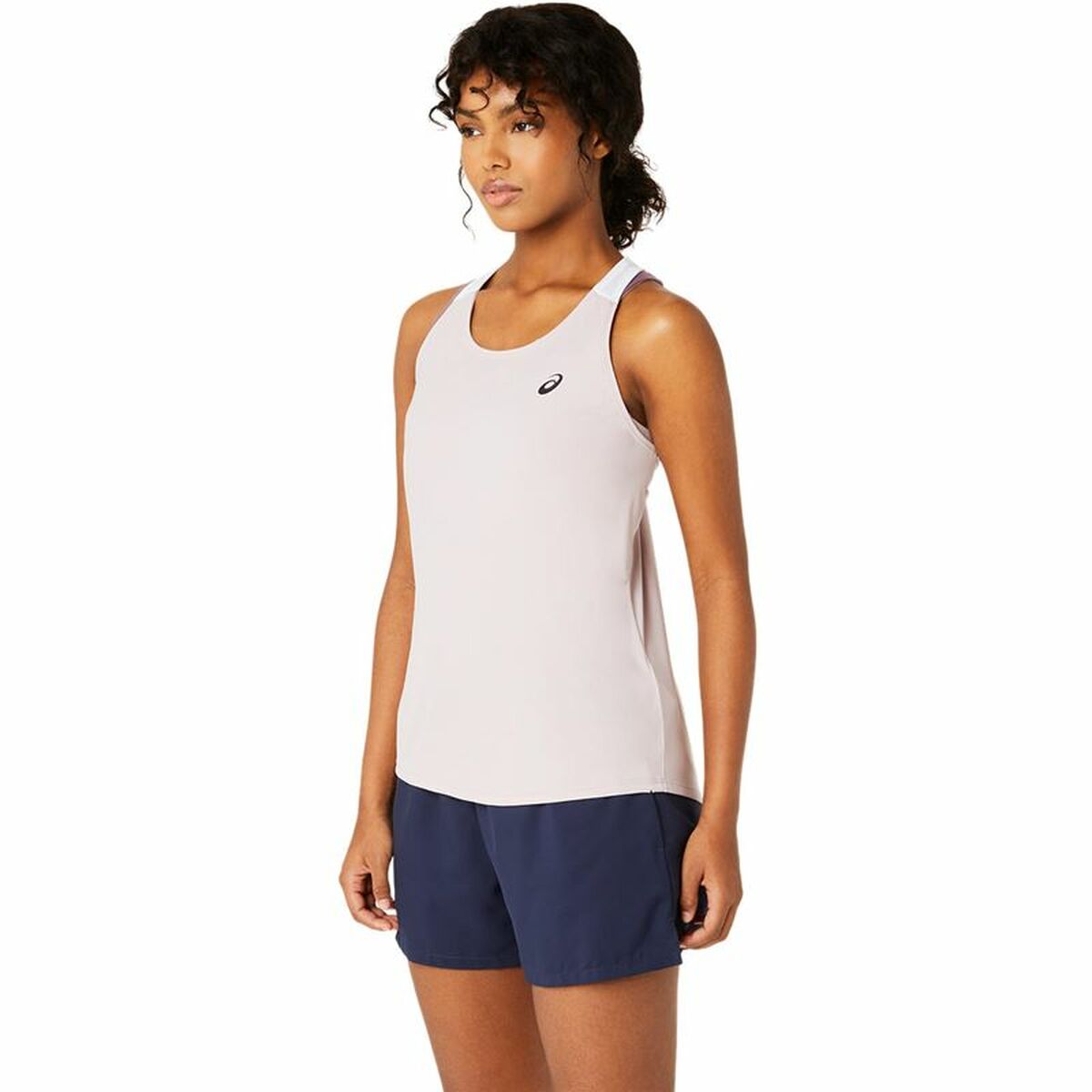 Tanktop, Dam Asics Court Tank Tennis Rosa - 3