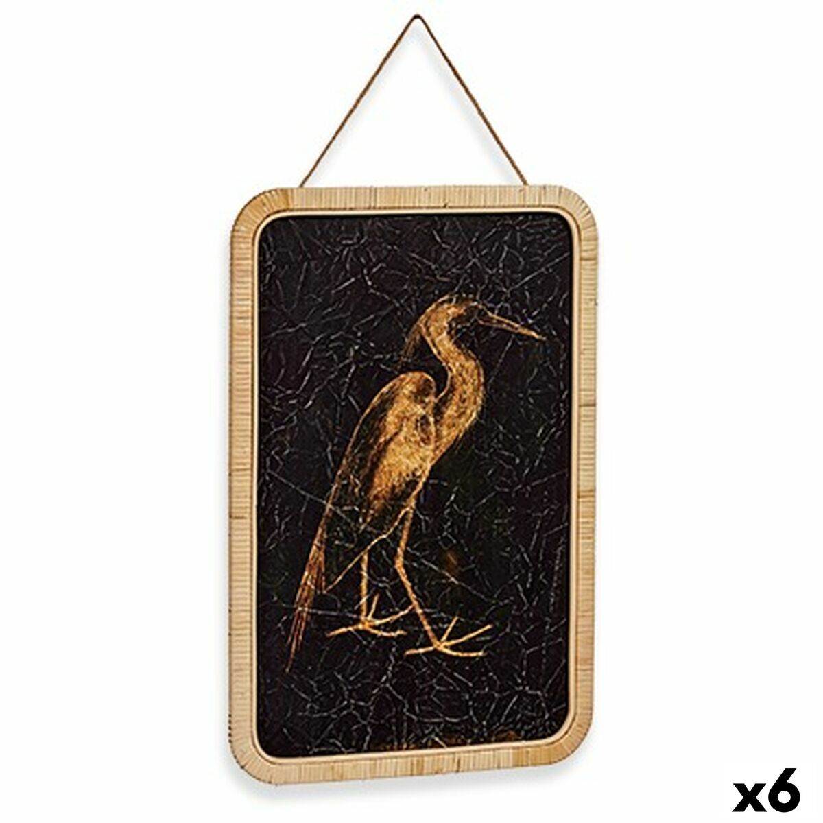 Kanvas Gift Decor Häger 2 x 60 x 40 cm (6 antal)