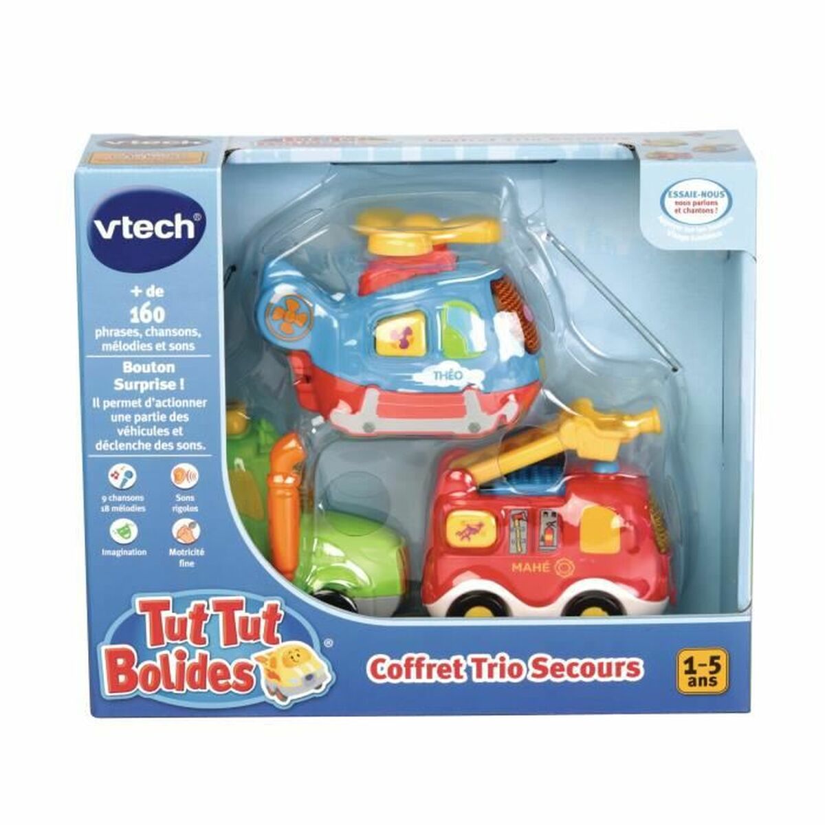 Set med 3 bilar Vtech Tut Tut Bolides - 7