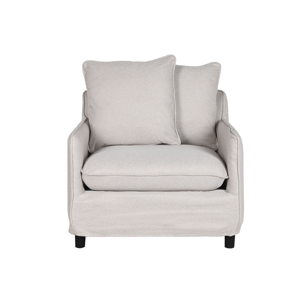 Fåtölj Home ESPRIT Beige 85 x 85 x 74 cm - 2