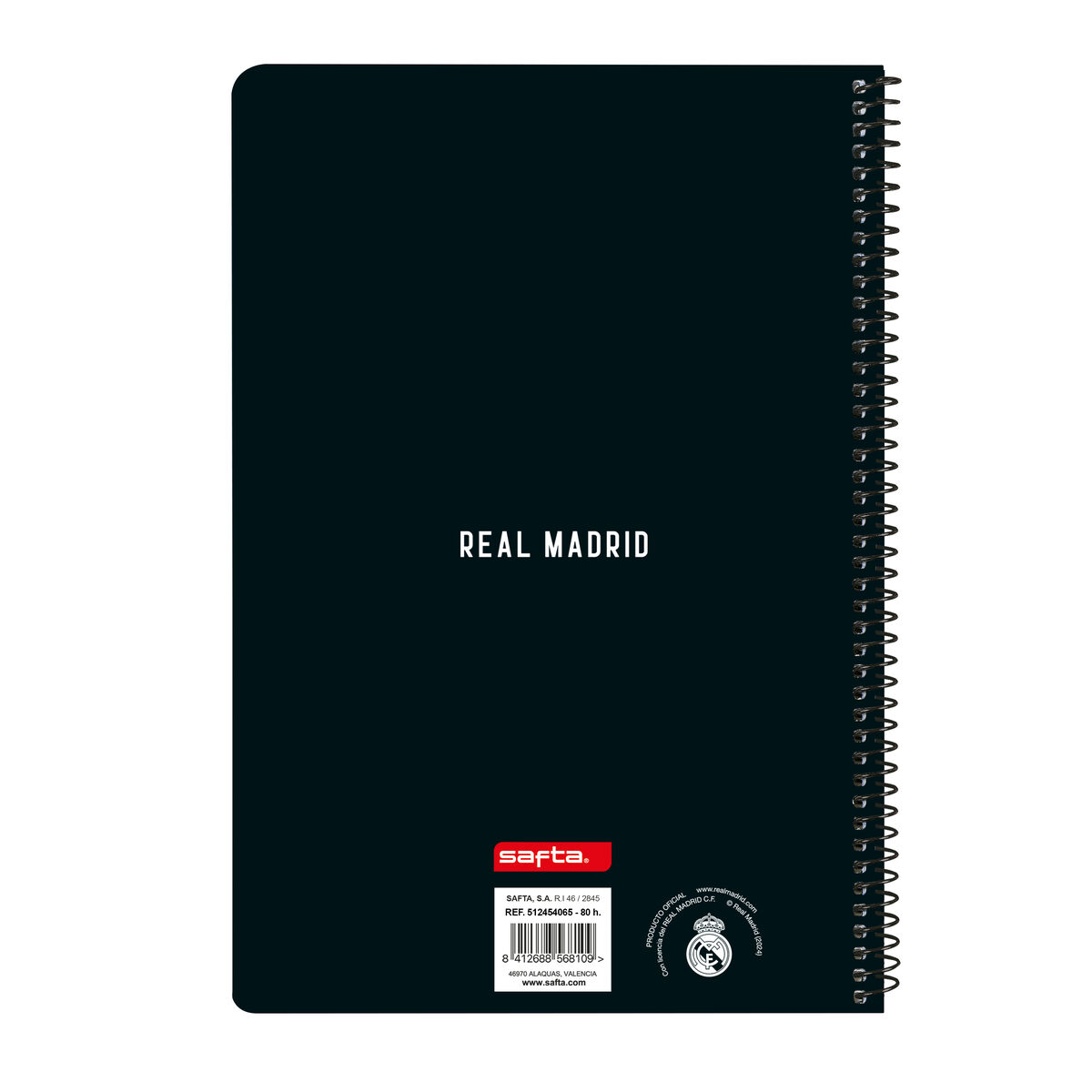 Anteckningsbok Real Madrid C.F. Vit Grå A4 80 Blad - 2