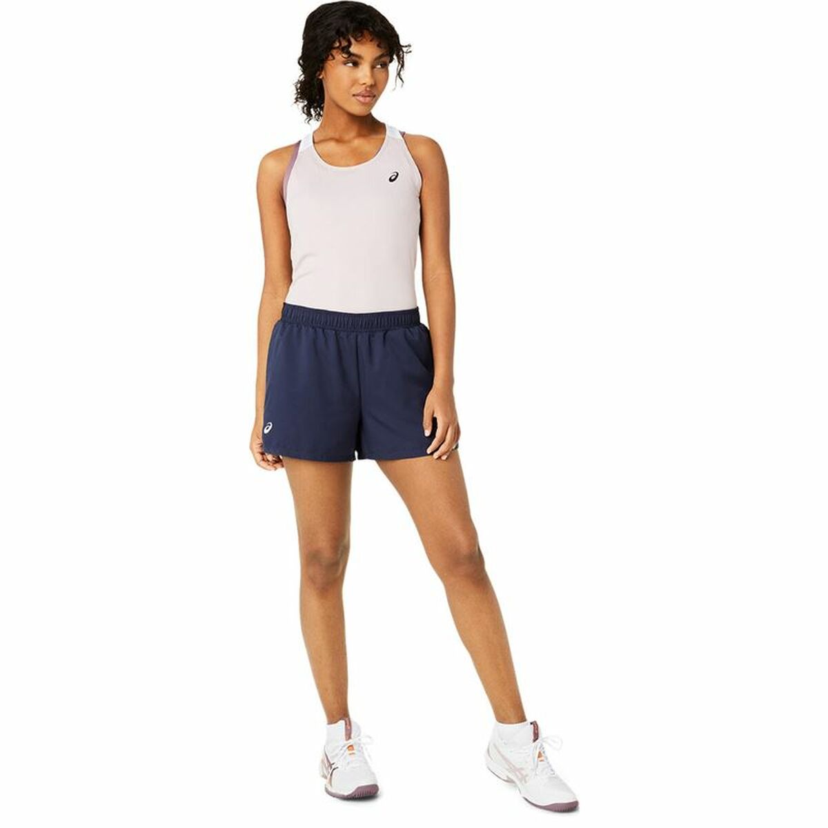 Tanktop, Dam Asics Court Tank Tennis Rosa - 5