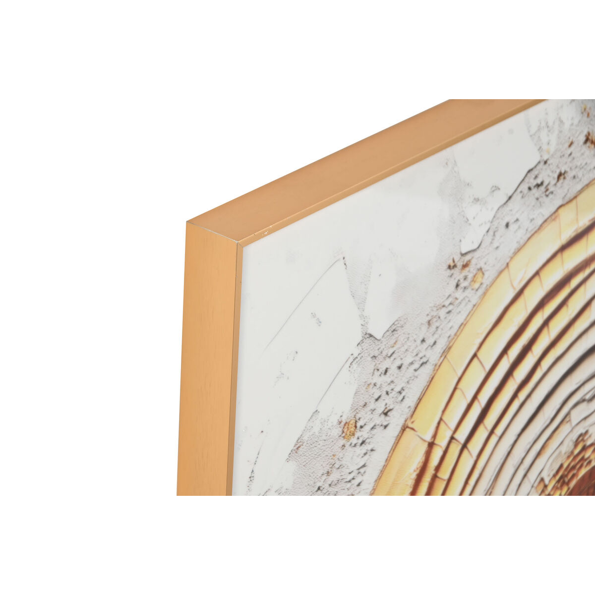 Tavla Home ESPRIT Aluminium Trä MDF 80 x 3,5 x 80 cm - 2