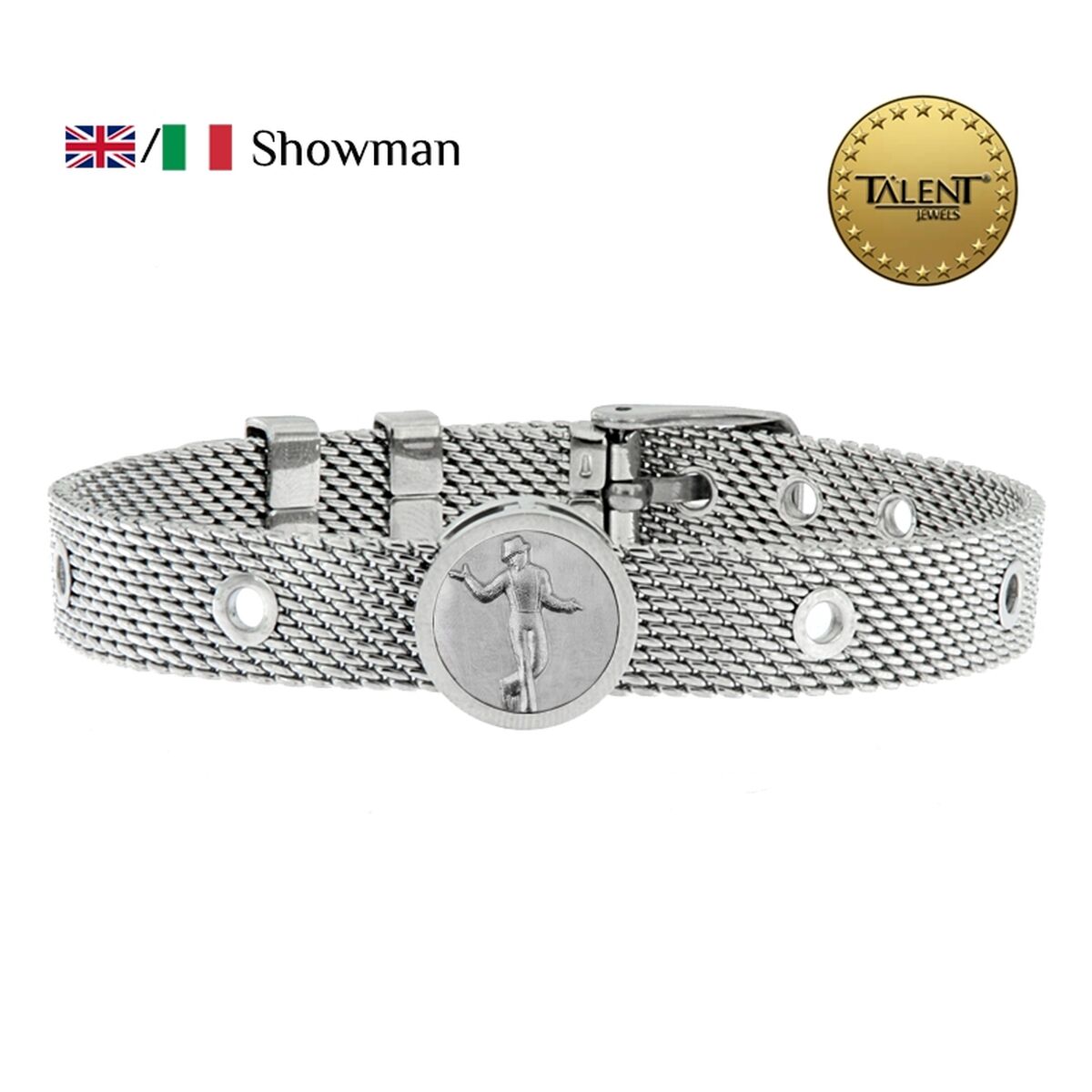 Unisexarmband Showman Talent Jewels TJA-3-17-03-1-235 Silvrig - 2
