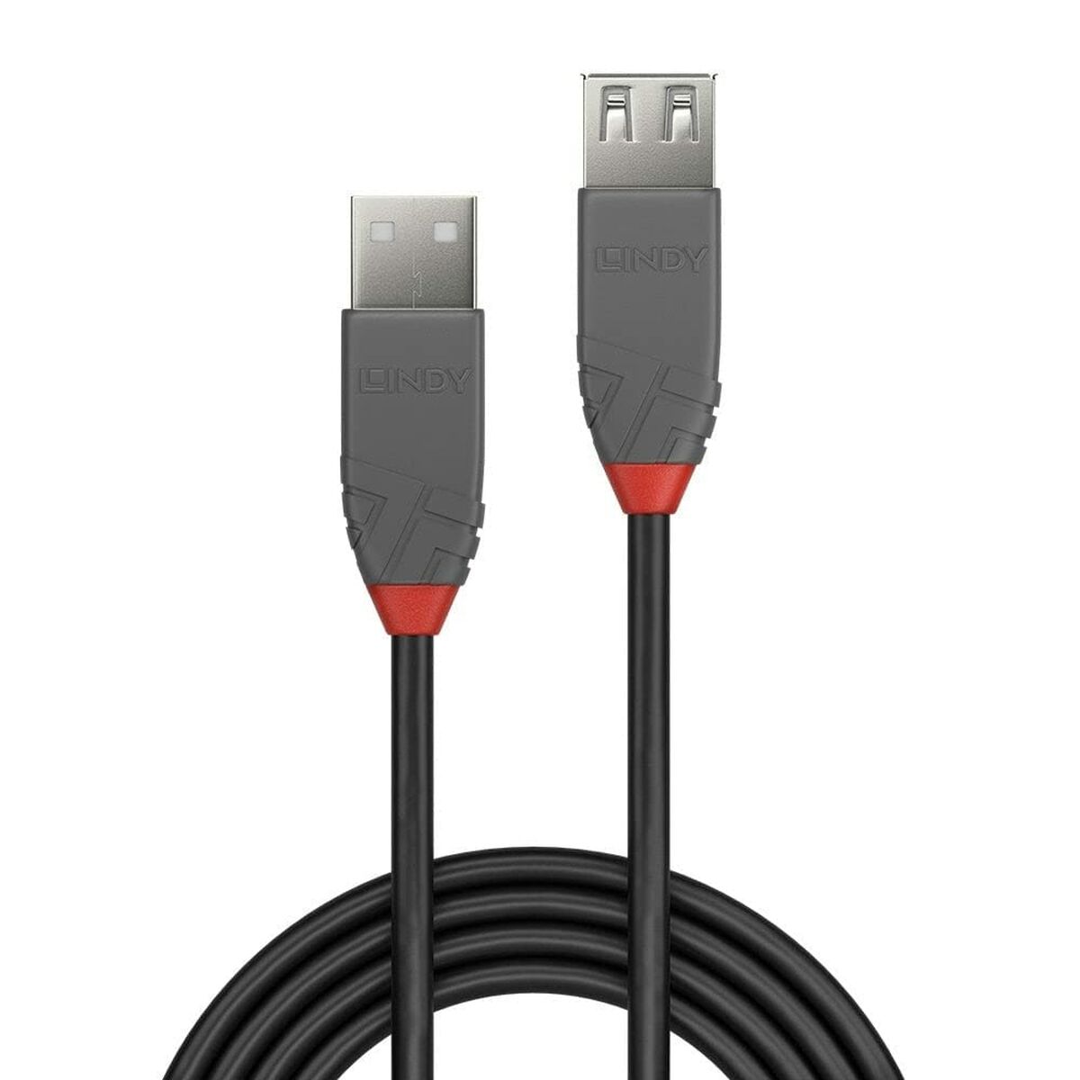 USB-kabel LINDY 36701 Svart 50 cm (1 antal) - 2