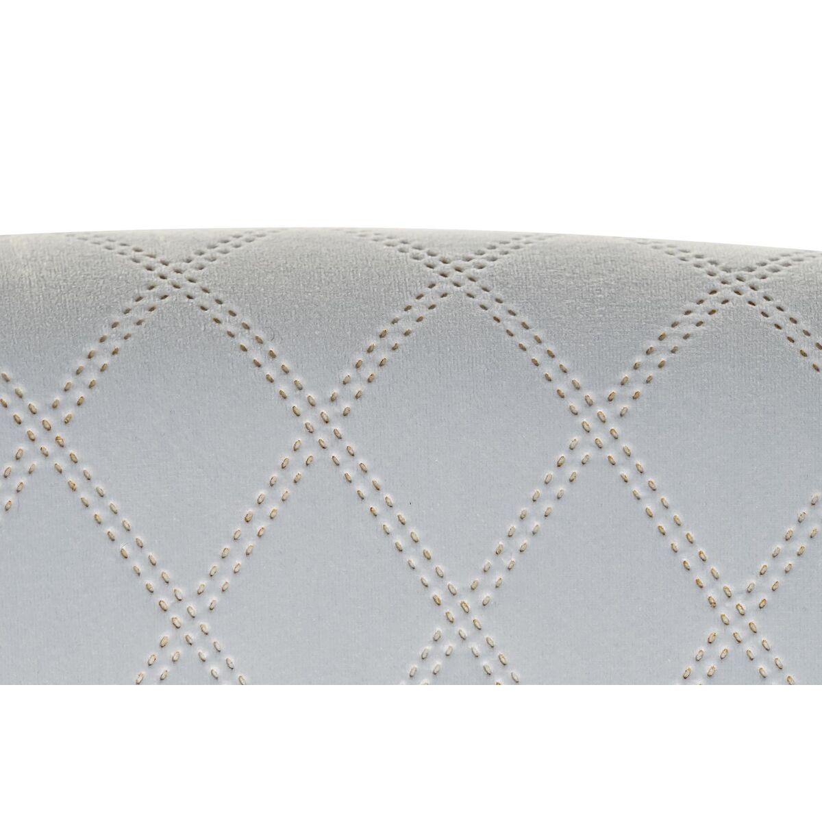 Fåtölj DKD Home Decor Svart Metall Himmelsblå (76 x 76 x 82 cm) - 4