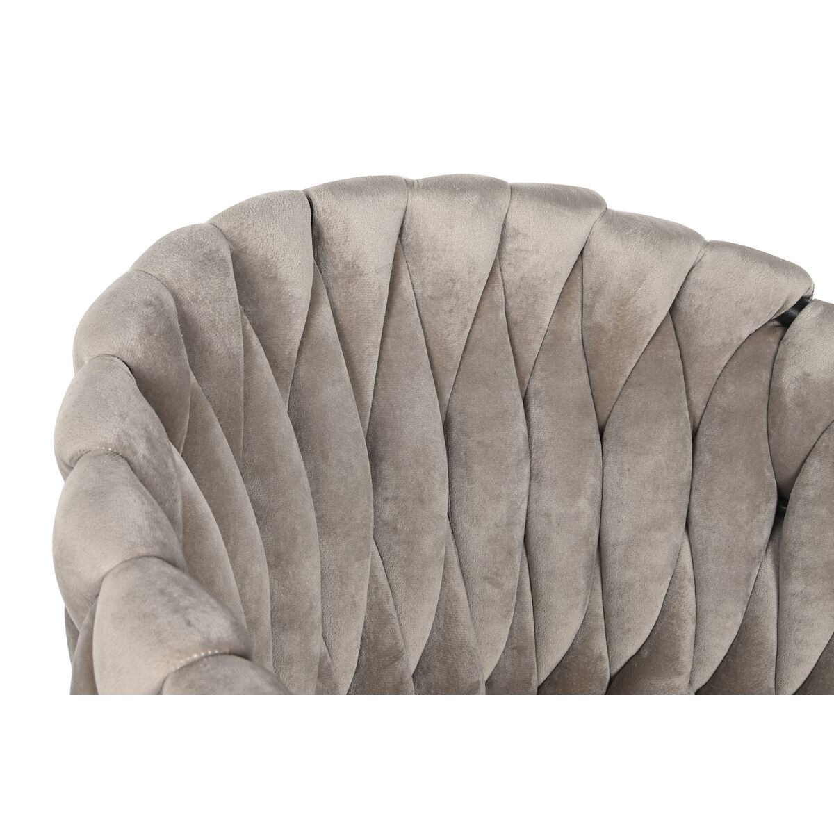 Sittpall DKD Home Decor Svart Beige Metall 61 x 52 x 101 cm - 2