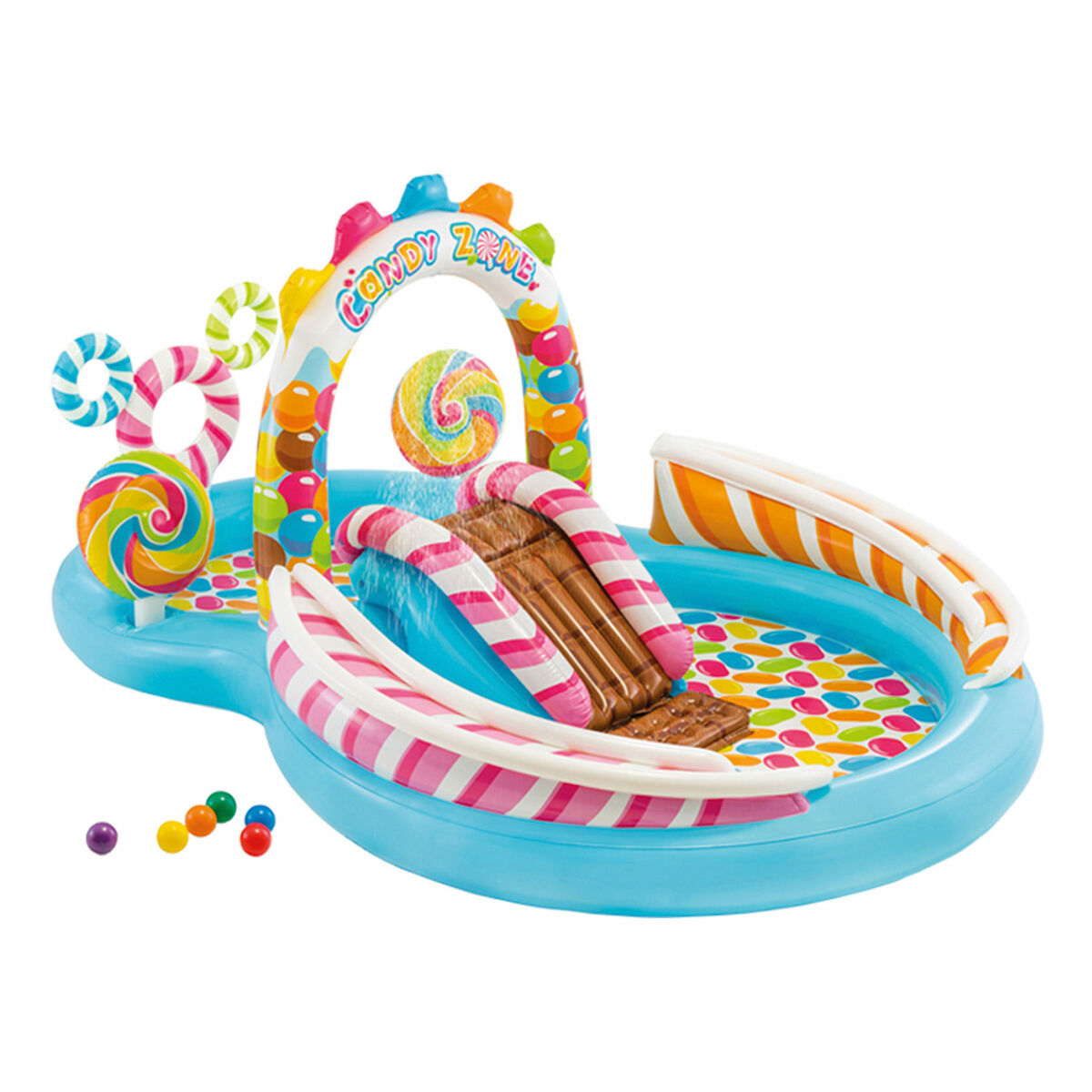 Uppblåsbar plaskpool för barn Intex 295 x 130 x 191 cm (2 antal) - 2