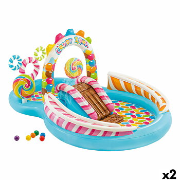 Uppblåsbar plaskpool för barn Intex 295 x 130 x 191 cm (2 antal)