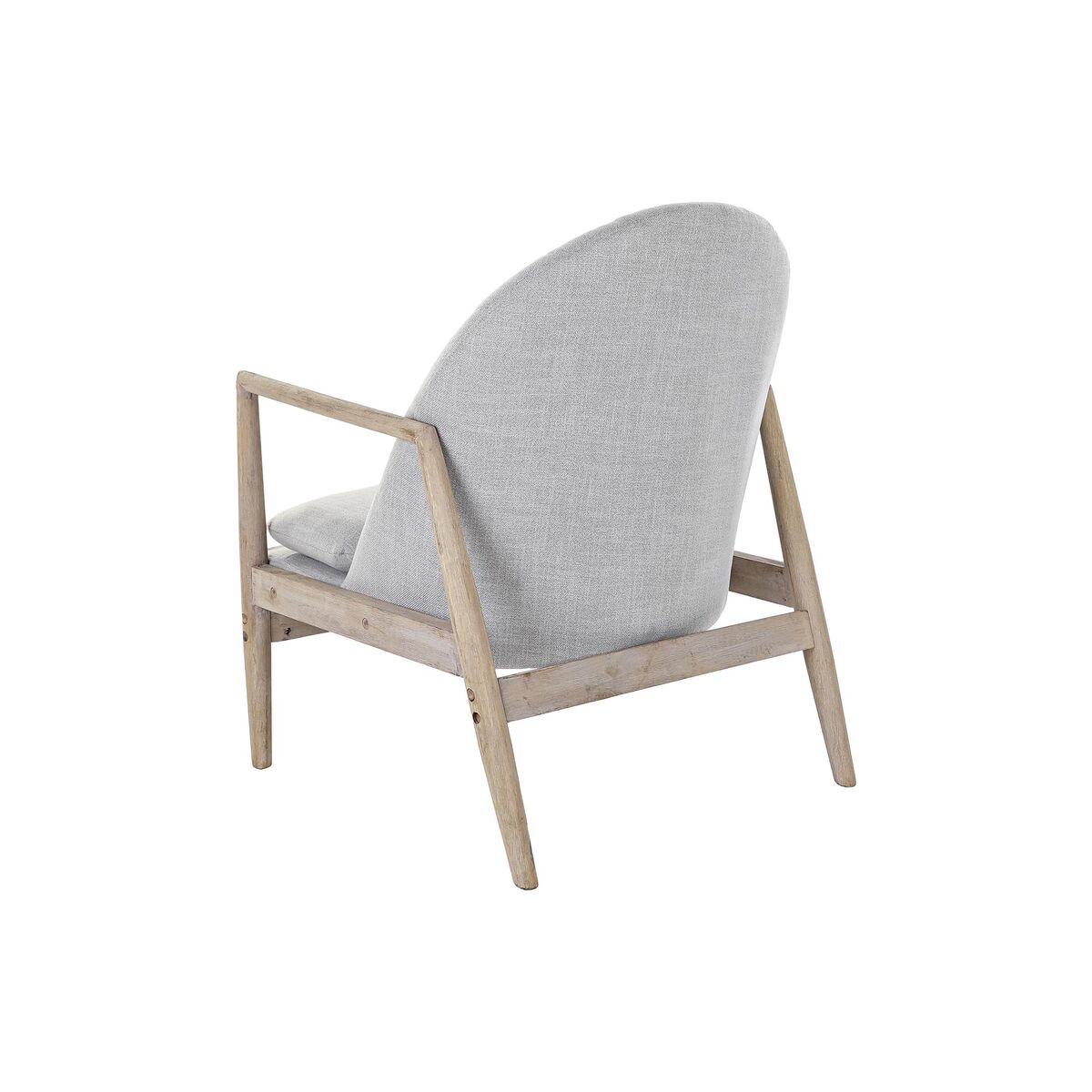 Fåtölj DKD Home Decor Naturell Ljusgrå Gran 68 x 69 x 89 cm - 2