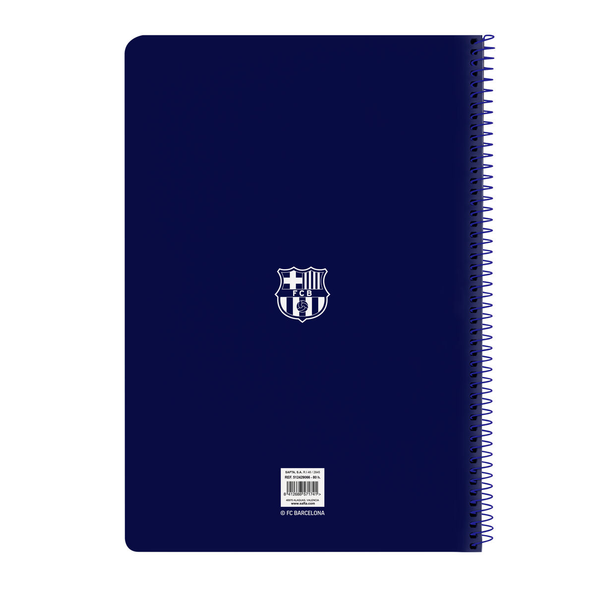 Anteckningsbok F.C. Barcelona 24/25 Rödbrun Marinblå A4 80 Blad - 2