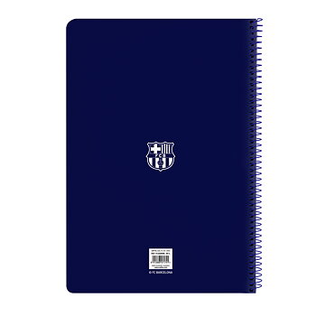 Anteckningsbok F.C. Barcelona 24/25 Rödbrun Marinblå A4 80 Blad