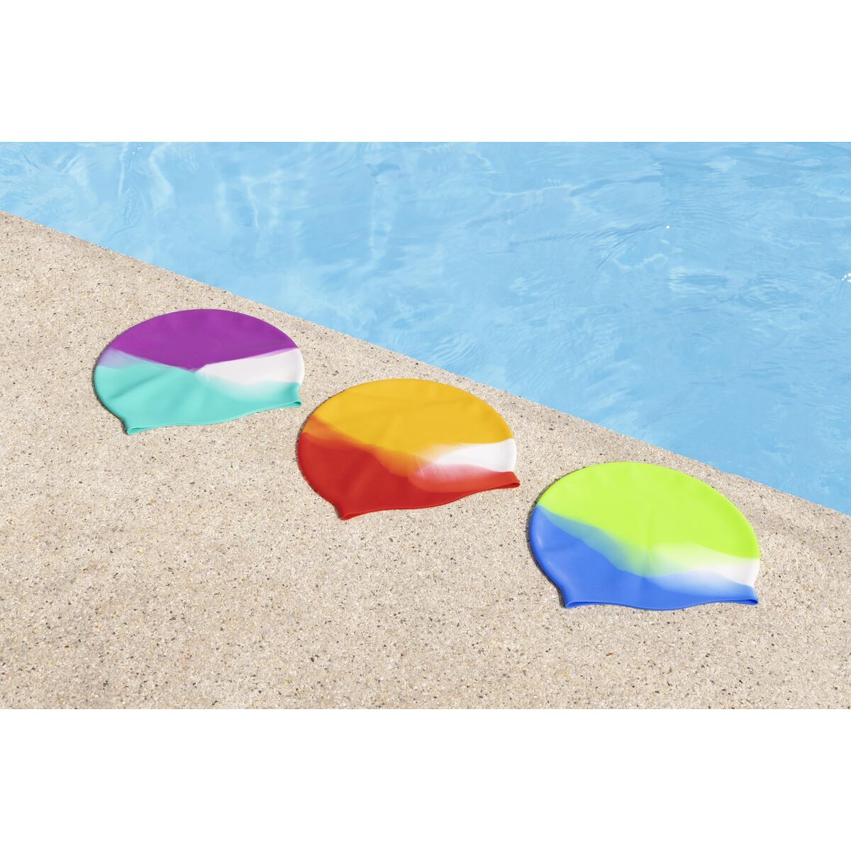 Bestway Badmössa för Barn Silikon Flera Färger +3 År Strand och Pool 26049 - 5