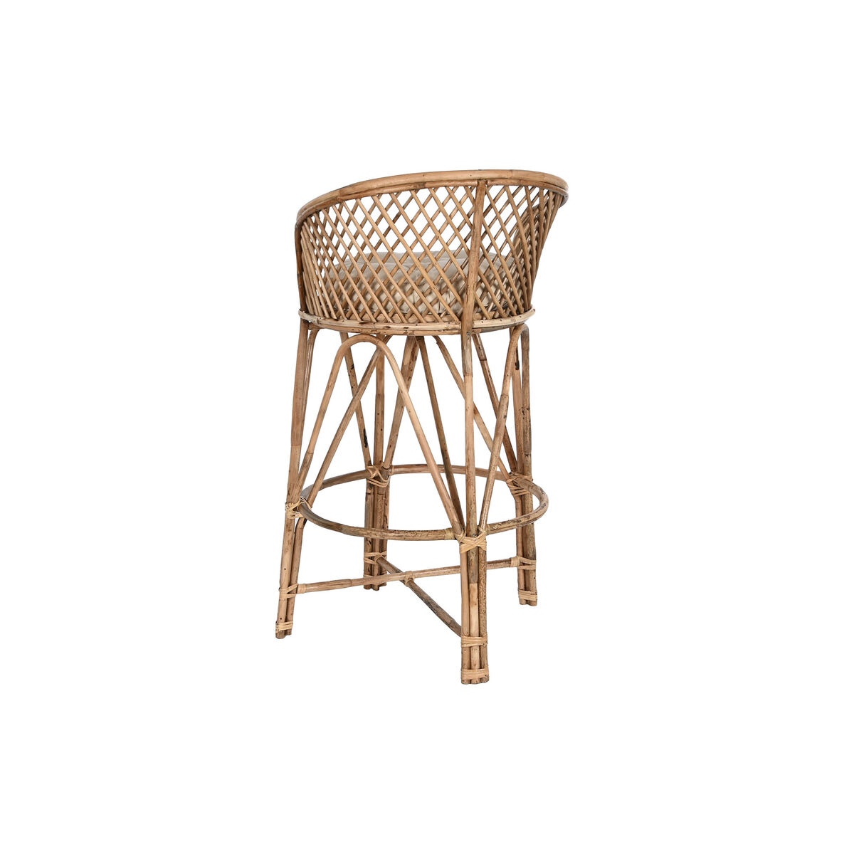Sittpall Home ESPRIT Naturell 55 x 50 x 100 cm - 6