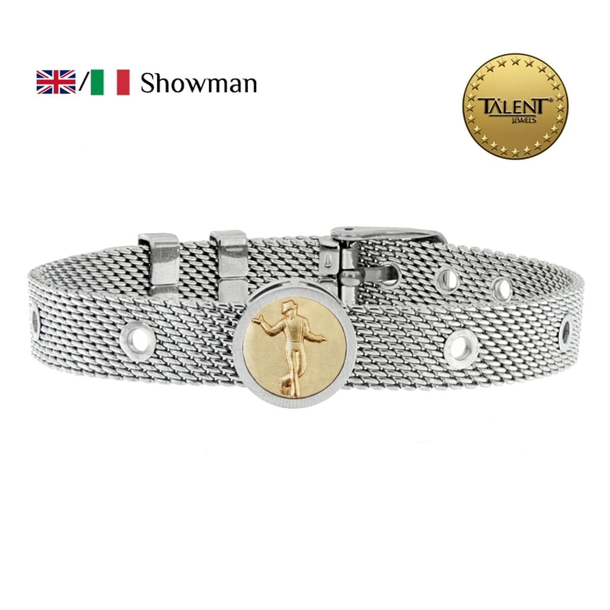 Unisexarmband Showman Talent Jewels TJA-3-17-01-1-235 Silvrig - 2