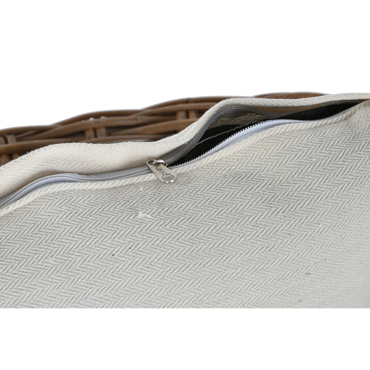 Fåtölj Home ESPRIT Naturell Mörkbrun 100 x 85 x 68 cm - 4