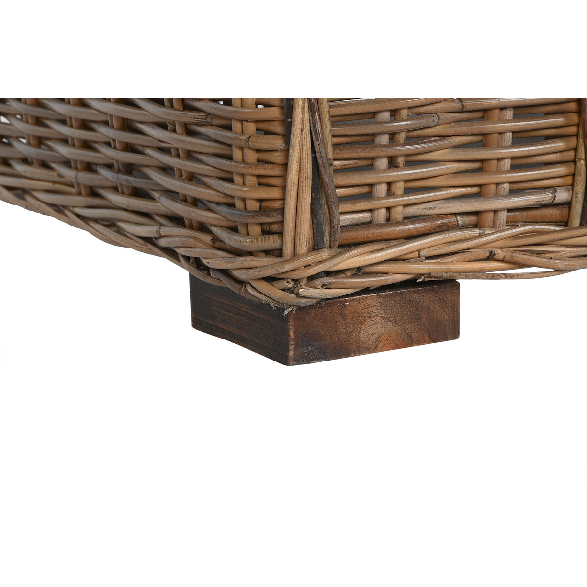 Fåtölj Home ESPRIT Naturell Mörkbrun 100 x 85 x 68 cm - 5
