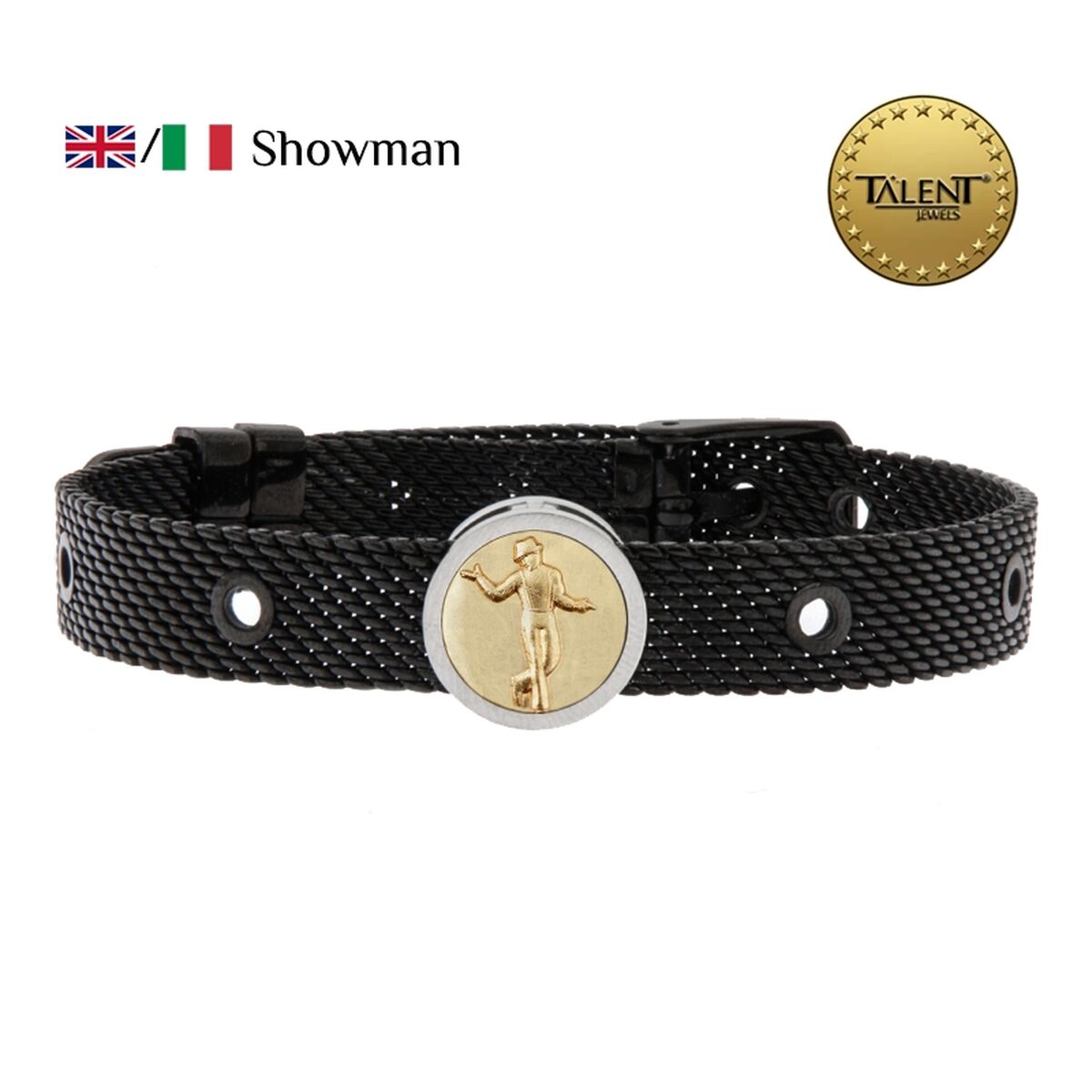 Unisexarmband Showman Talent Jewels TJA-3-17-01-2-235 Svart - 2