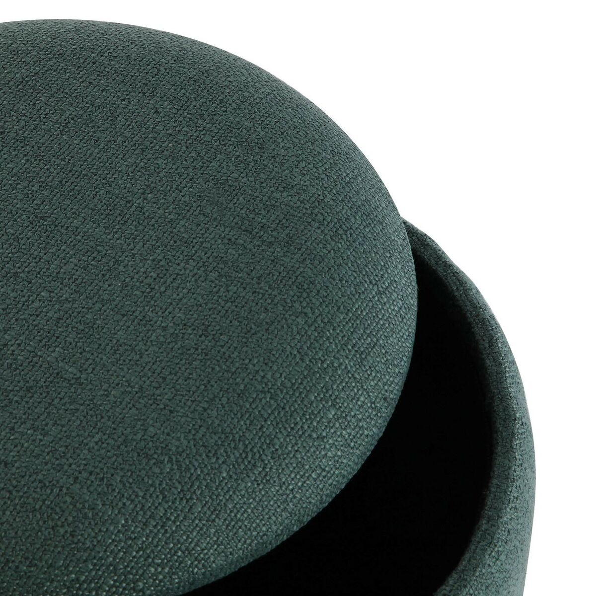 Avtagbar puff Versa Grön Bambu Trä MDF - 2