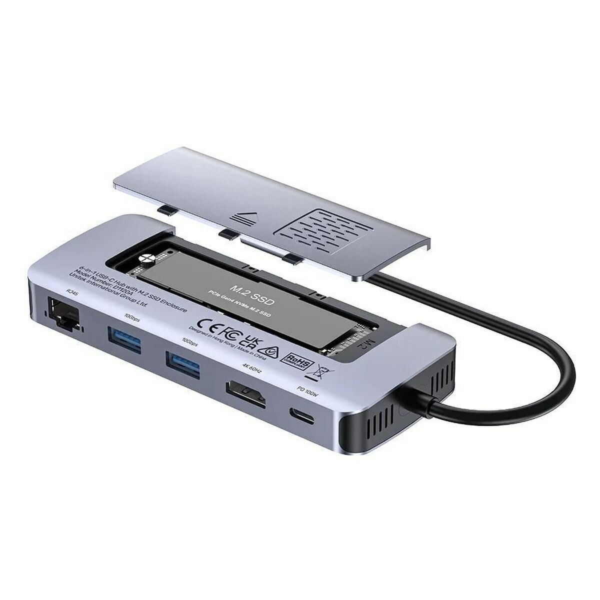 USB-HUB Unitek D1120A01 100 W - 3