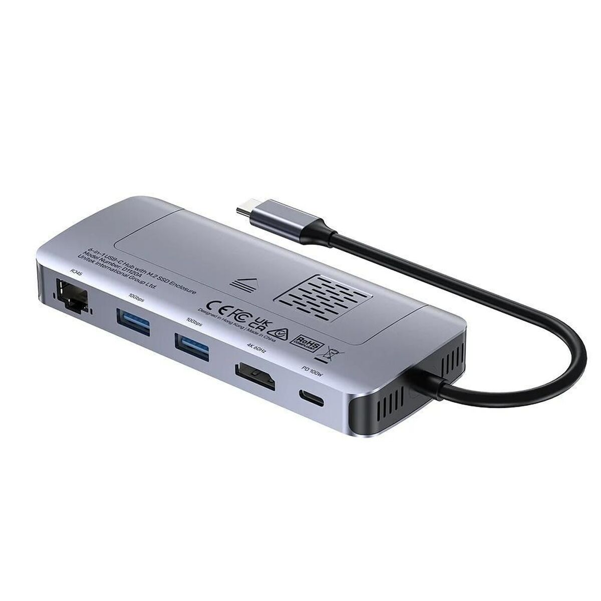 USB-HUB Unitek D1120A01 100 W - 2