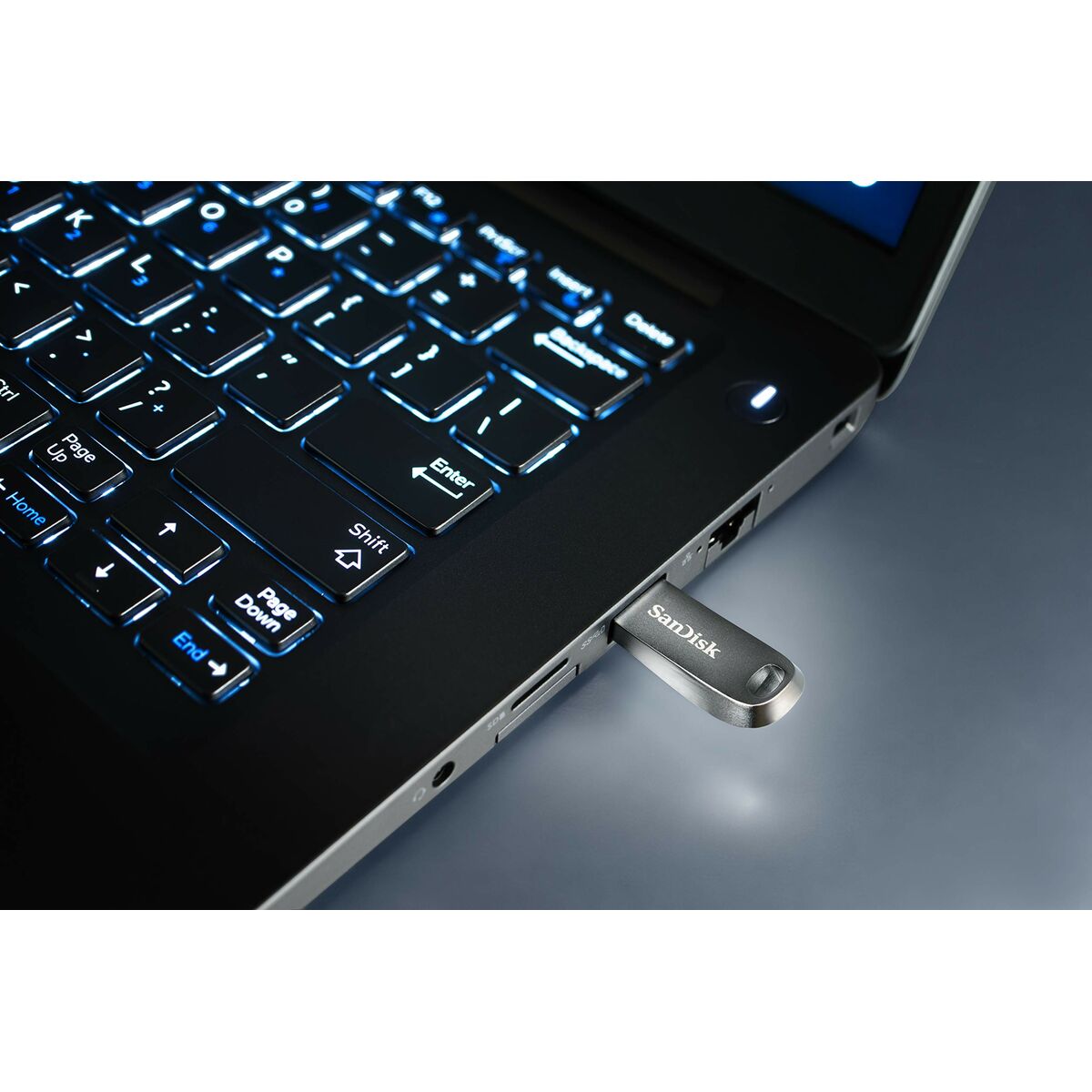 USB-minne SanDisk SDCZ74-064G-G46 Grå Silvrig Stål 64 GB (1 antal) - 8