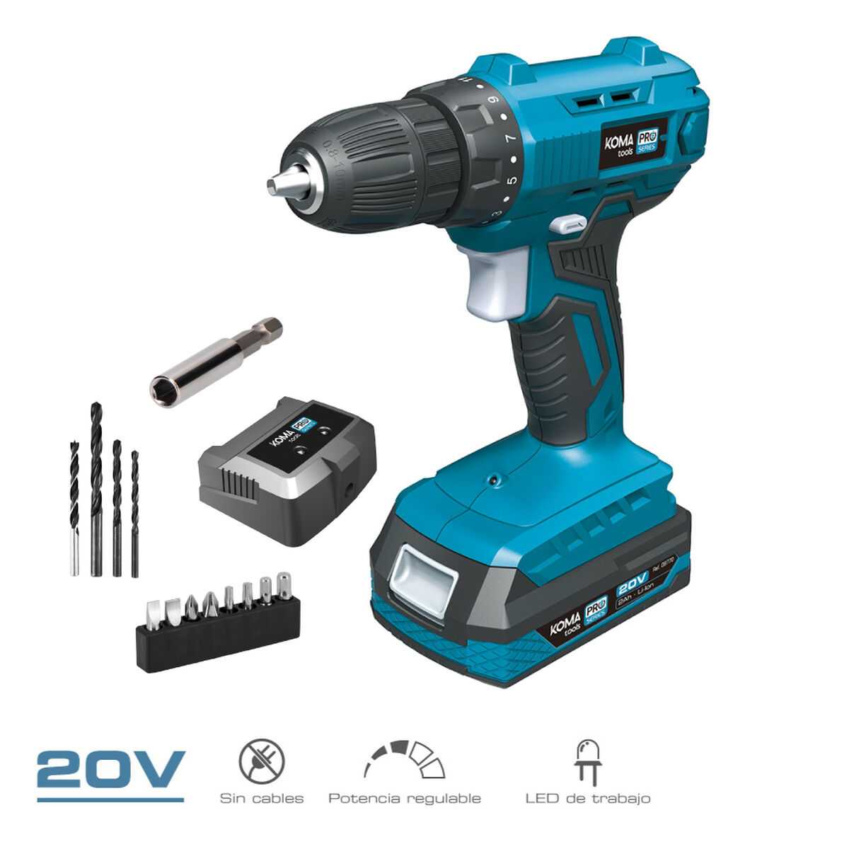 Elektrisk skruvmejsel Koma Tools 15 Nm - 2