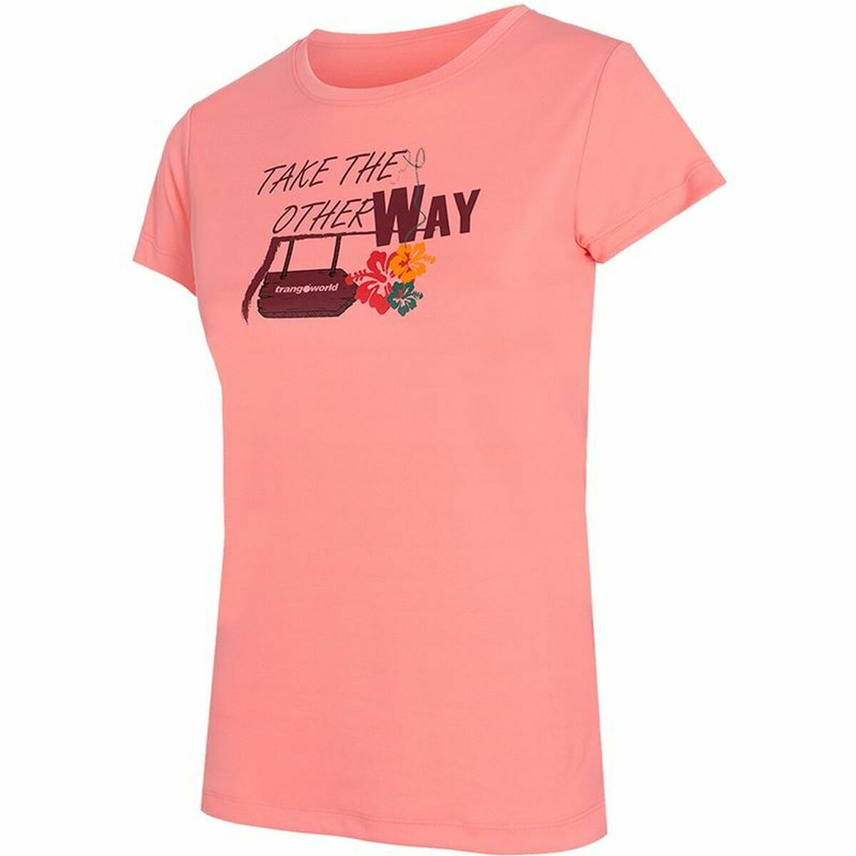 T-shirt med kortärm Dam Trangoworld Myra Rosa - 9