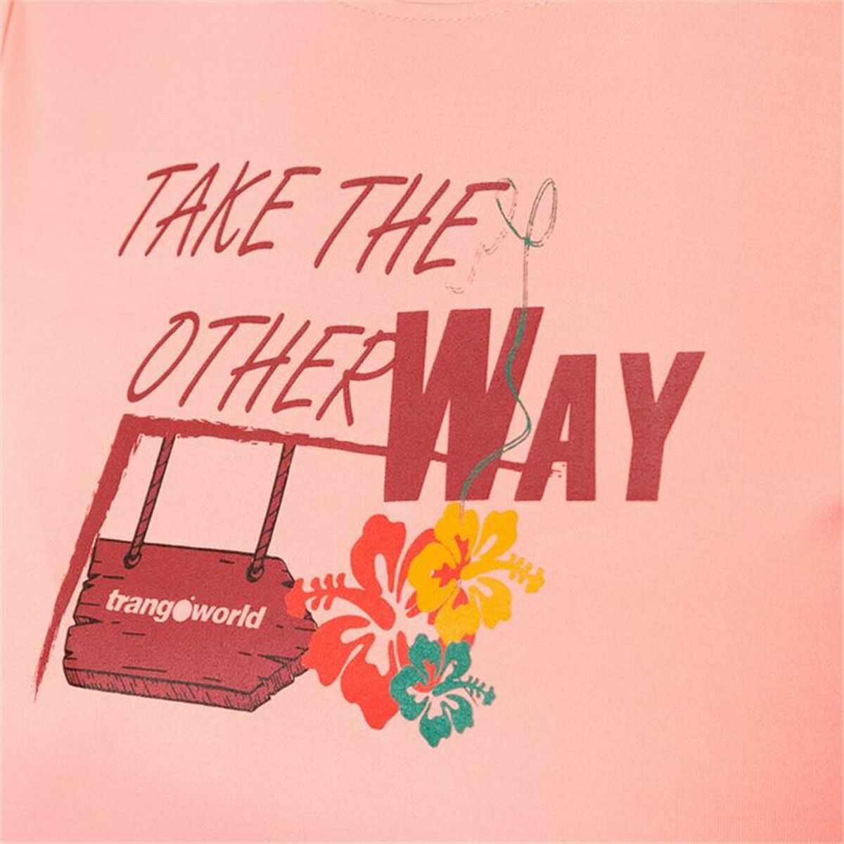 T-shirt med kortärm Dam Trangoworld Myra Rosa - 8