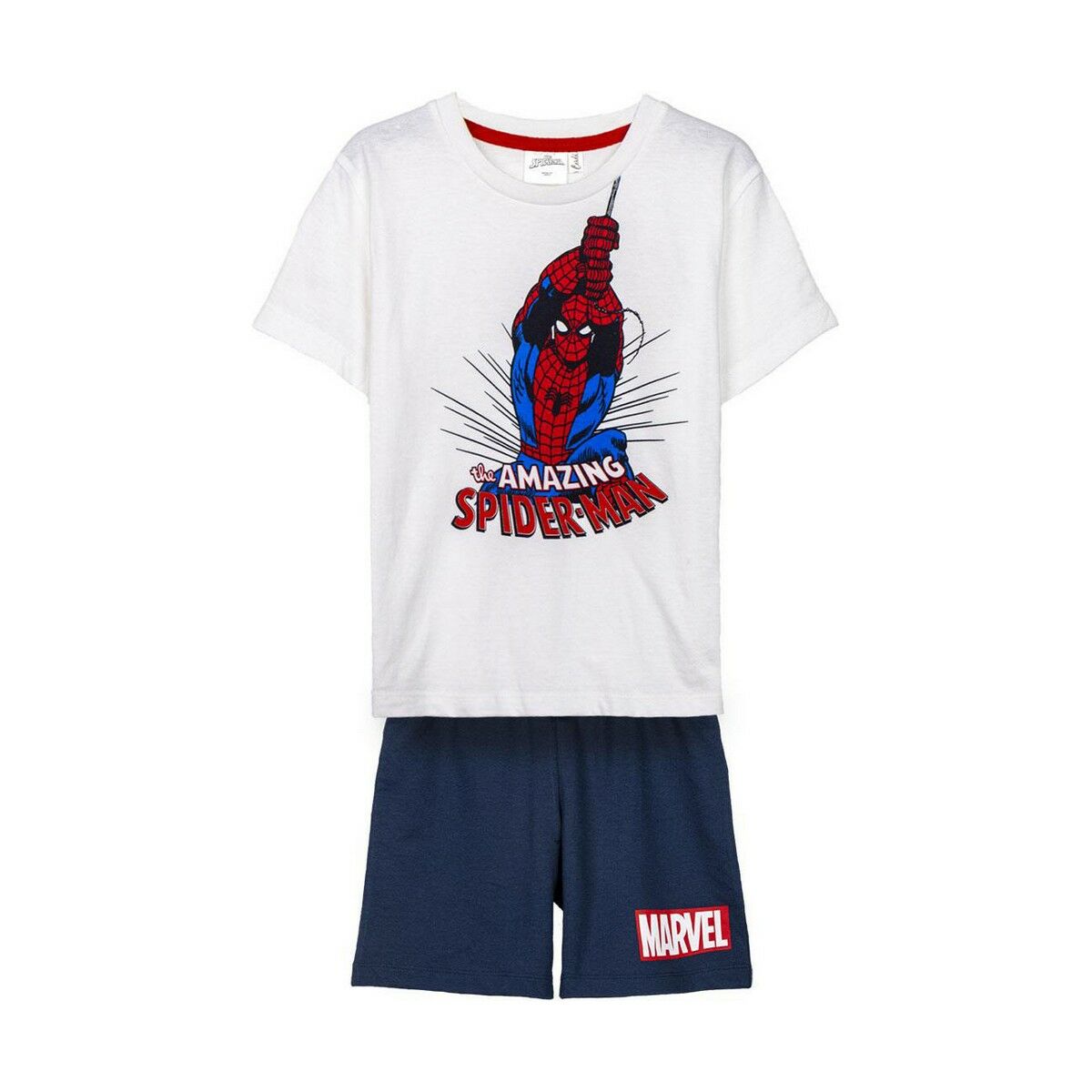 Set av kläder Spider-Man Vit Barn - 5