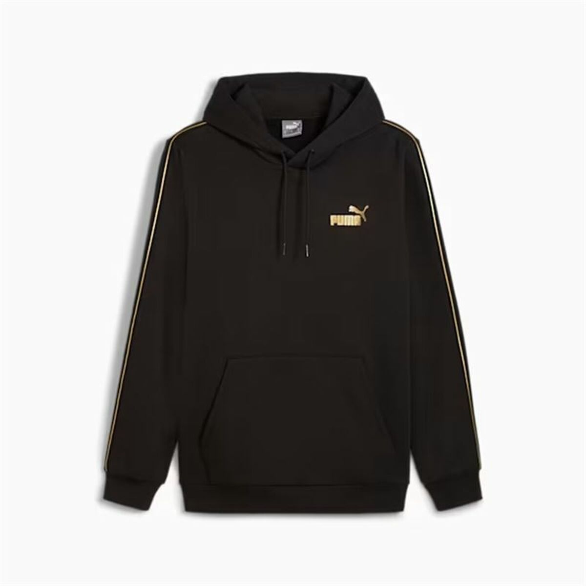 Tröja med huva Herr Puma Ess Tape Minimal Gold Fl Svart - 2