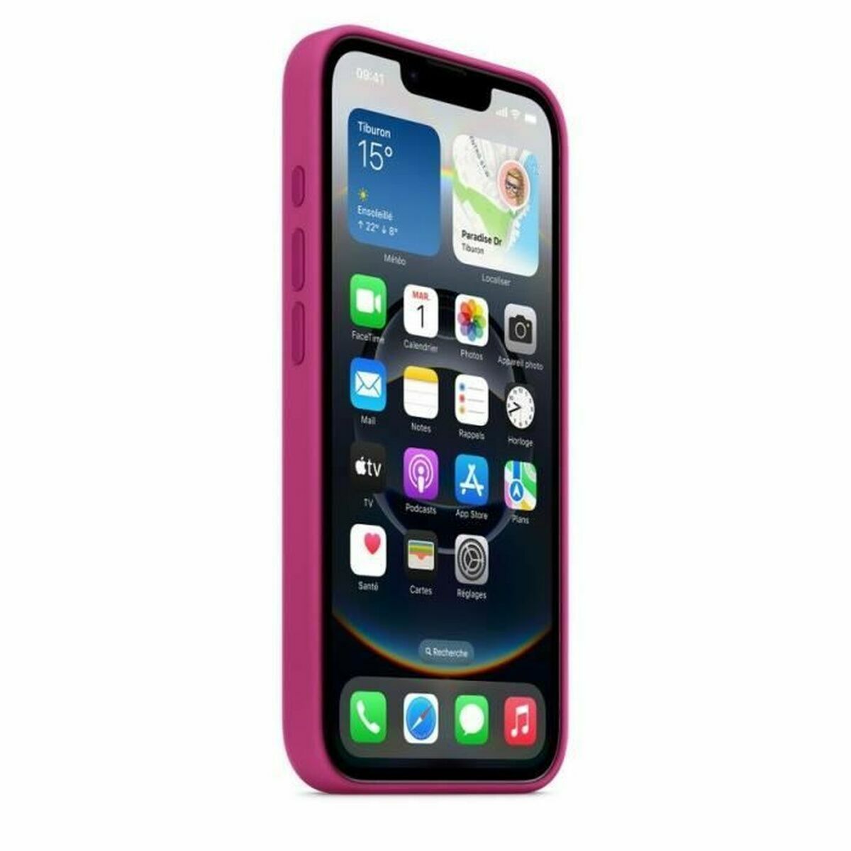 Mobilfodral Apple MD3W4ZM/A Fuchsia Apple - 2