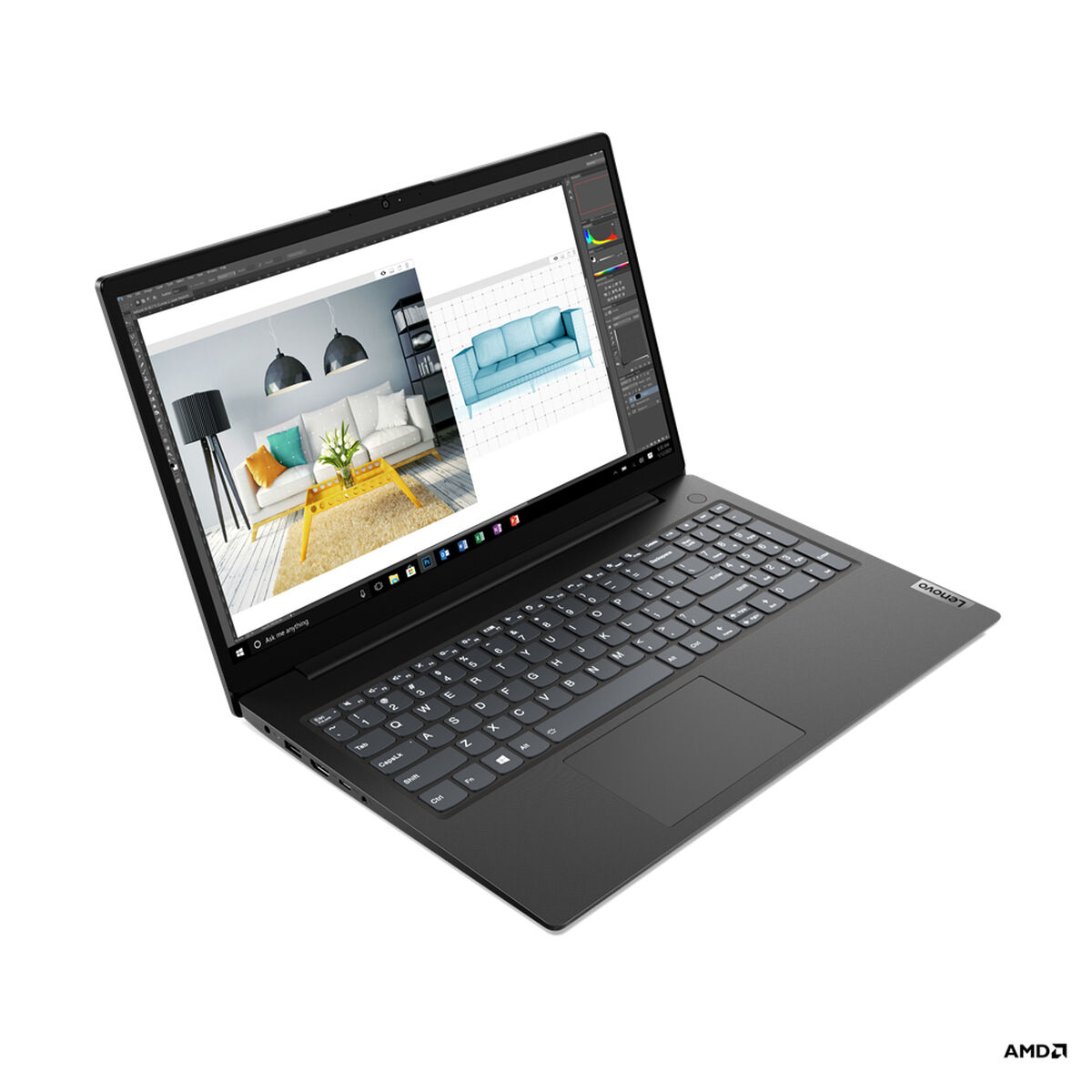 Laptop Lenovo 15 G2 ALC R7-5700U 8GB 512GB SSD 8 GB Qwerty Spanska Ryzen 7 5700U 8 GB RAM 15"