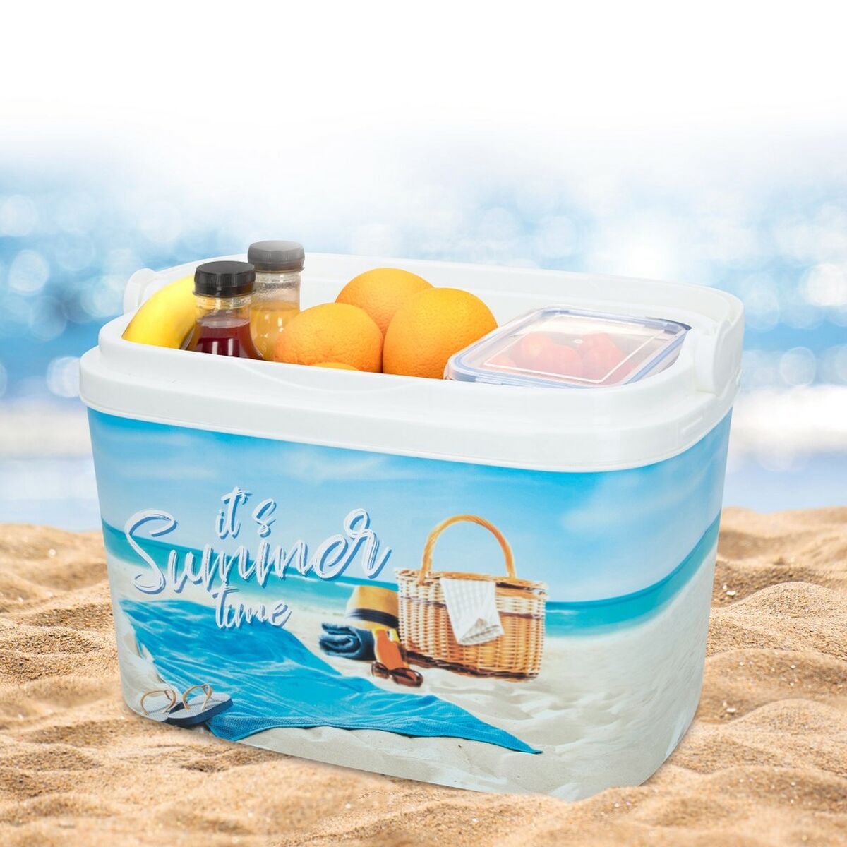 Ping Pong Set Aktive Summer Beach Plast 6 L 29 x 20 x 19,5 cm (8 antal) - 11