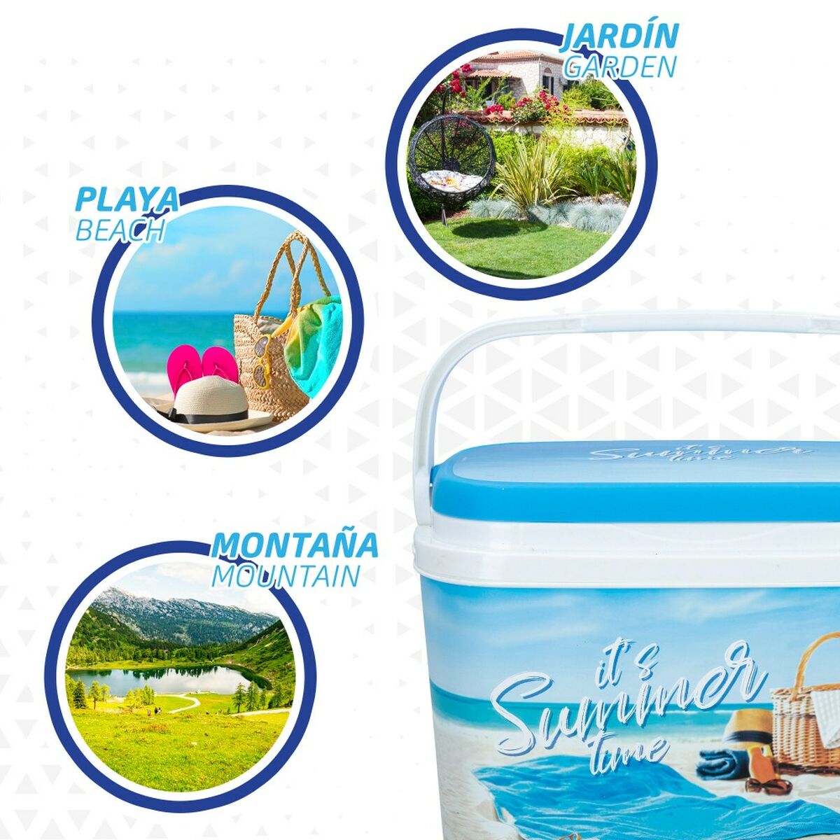 Ping Pong Set Aktive Summer Beach Plast 6 L 29 x 20 x 19,5 cm (8 antal) - 3