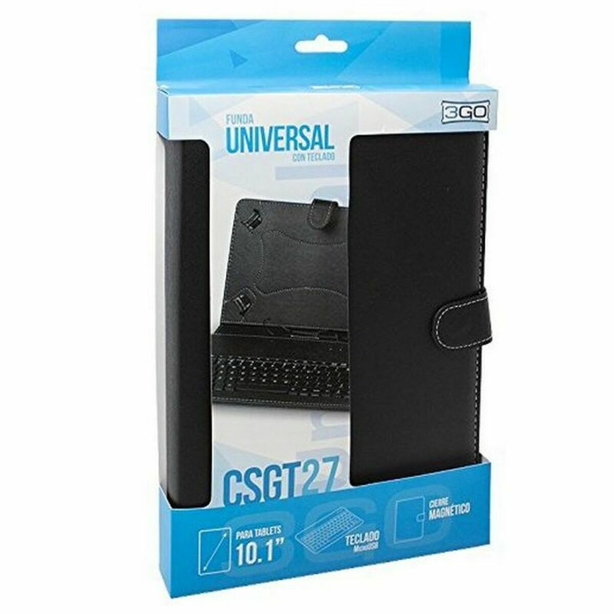 Fodral till Läsplatta Universal 3GO CSGT27 10" Svart