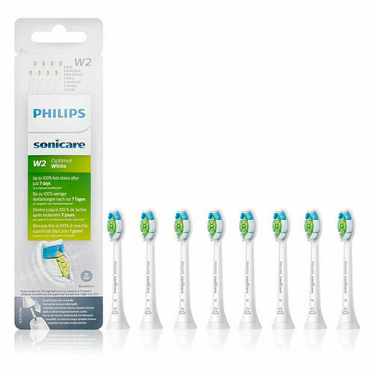 Tandborsthuvud Philips PAQUETEDE8CABEZALESDECEPILLADO - 2