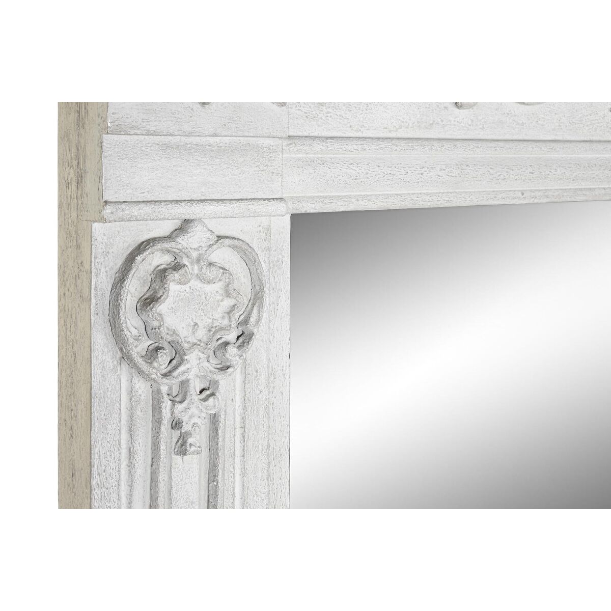 Väggspegel DKD Home Decor Grå Romantisk 133 x 8,5 x 167 cm - 5