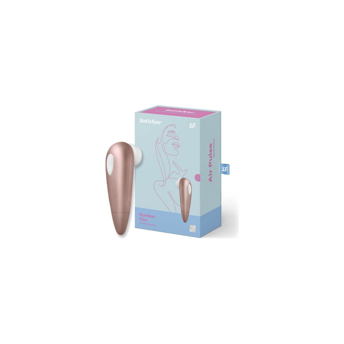 Sugstimulator för klitoris Satisfyer Number One Roséguld - 2